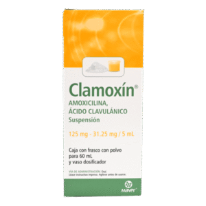 CLAMOXIN SUSP. Fco. 60 ML. 125-31.25 MG/5 ML.