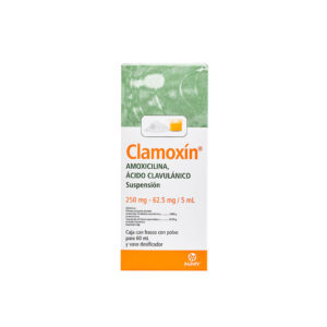 CLAMOXIN SUSP. Fco. 60 ML. 250-62.50 MG/5 ML.