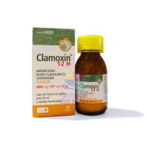CLAMOXIN 12H SUSP. Junior Fco. 50 ML. 400-57 MG/5 ML.