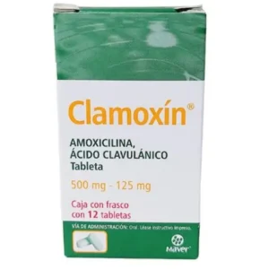 CLAMOXIN c/12 TABS. 500/125 MG.
