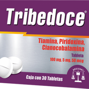 TRIBEDOCE c/ 30 TABS. 100 MG/5 MG/50 MCG.